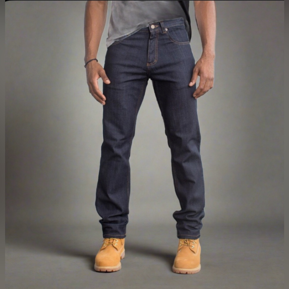 Blue Crewneck by PRPS Goods x Japanese inspired Salvage Jeans